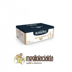 kit 150 bicchieri palette e zucchero Borbone