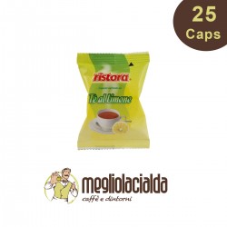 25 capsule Ristora thè al limone zuccherato Espresso Point