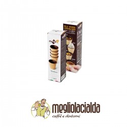 Chocup mini - Bicchierini di wafer e cioccolato fondente