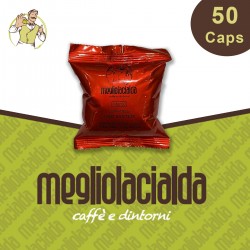 50 capsule Megliolacialda Intenso compatibili Uno System