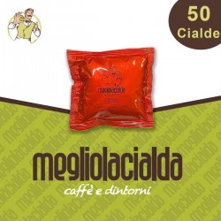 50 cialde Megliolacialda Intenso, filtro carta ESE 44 mm