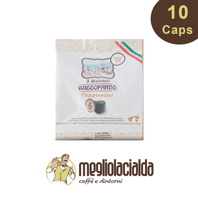 Nespresso Gattopardo cappuccino in capsule, vendita online