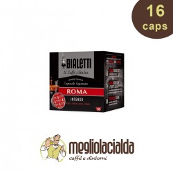 16 capsule Bialetti Miscela Roma Gusto Intenso