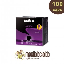 100 capsule Lavazza Espresso Vigoroso Nespresso