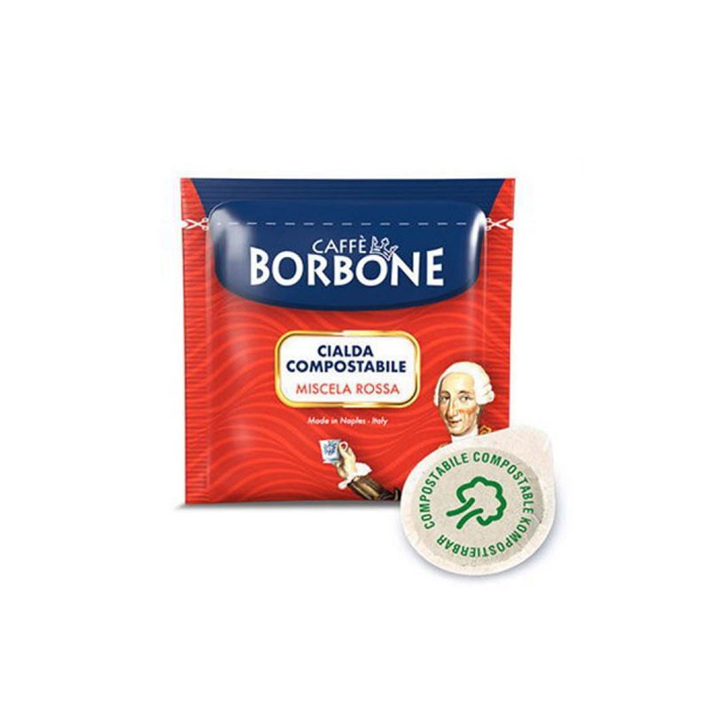 150 Cialde Borbone caffè Miscela Rossa filtro carta 44 mm ESE 150 Cialde Borbone caffè Miscela Rossa filtro carta 44 mm ESE