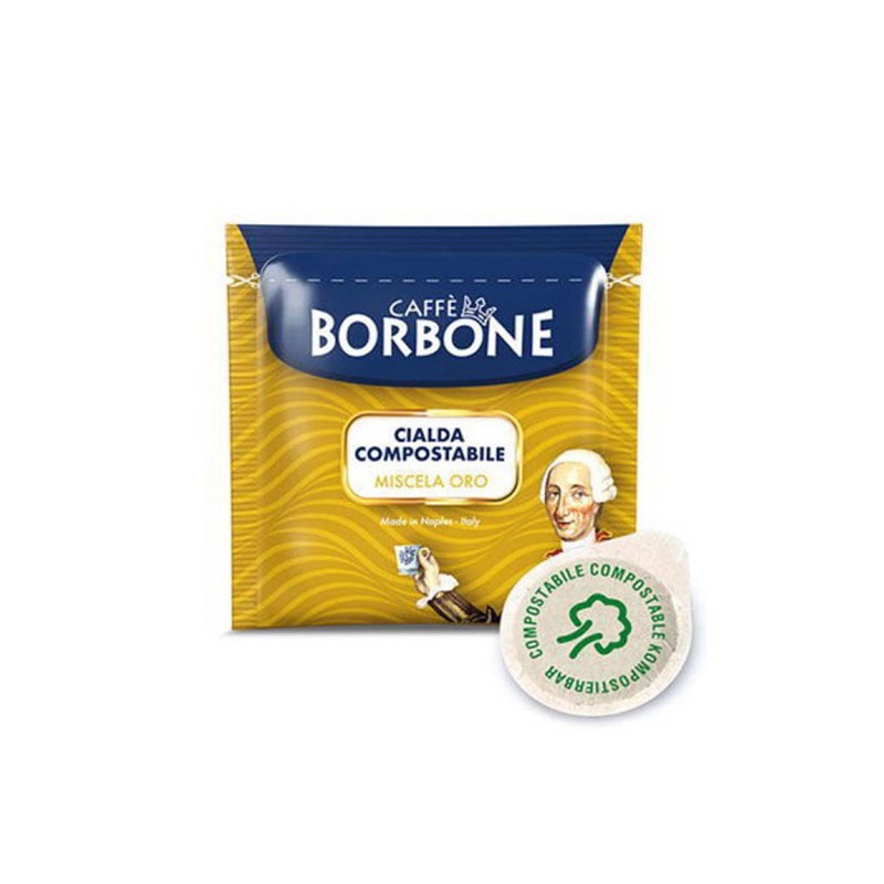 150 Cialde Borbone caffè miscela Oro in filtro carta ESE 44 mm 150 Cialde Borbone caffè miscela Oro in filtro carta ESE 44 mm