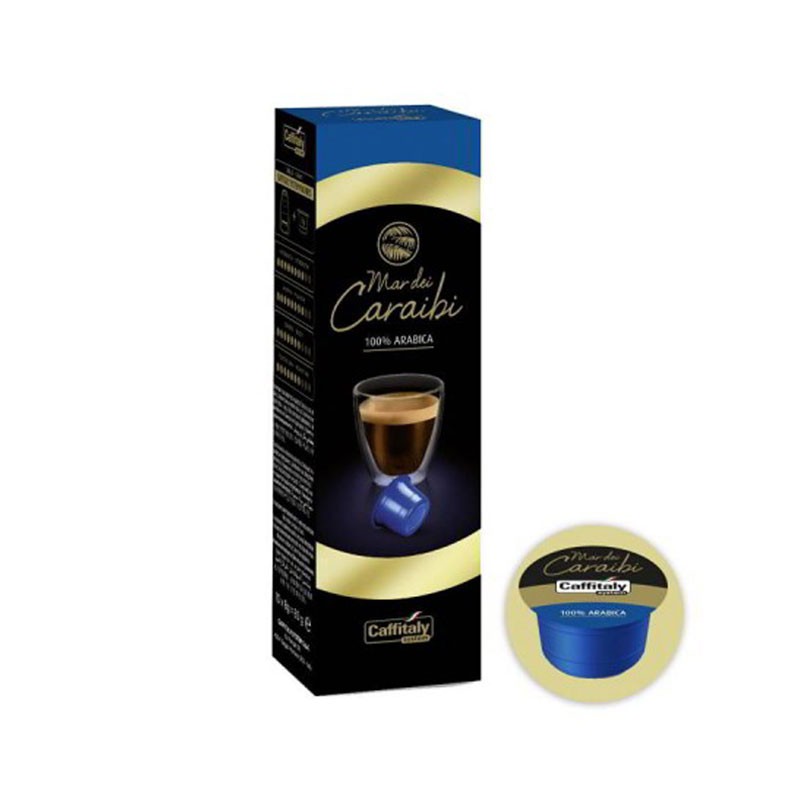 Caffitaly Mar dei Caraibi capsule in confezione da 10pz Caffitaly Mar dei Caraibi capsule in confezione da 10pz