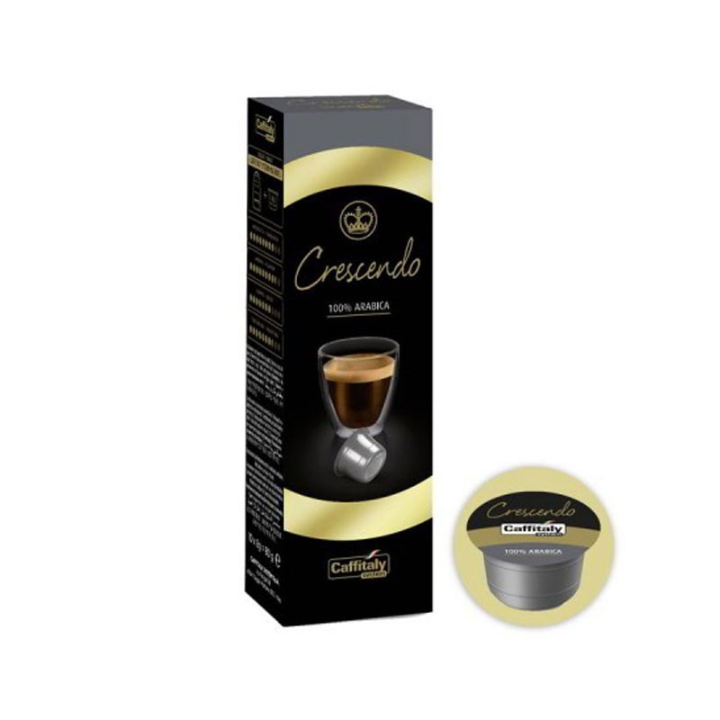 Crescendo capsule Caffitaly in confezione da 10pz Crescendo capsule Caffitaly in confezione da 10pz