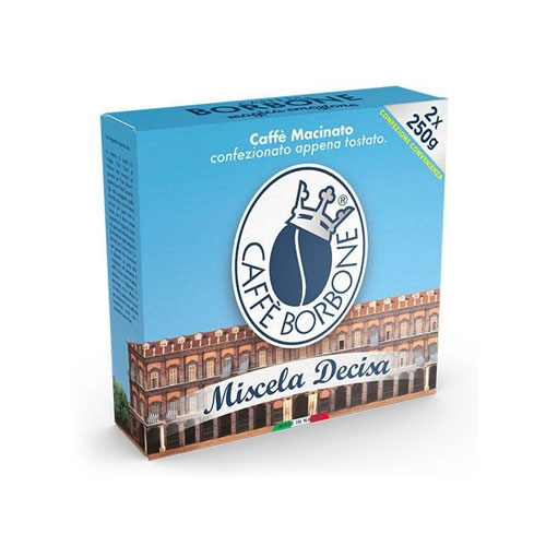 La nuova confezione Bipack Caffè Borbone miscela decisa